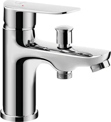 Produktbild von BADLAND Badewannenarmatur Wasserhahn APPIA Wannenarmatur für Badezimmer in Silber