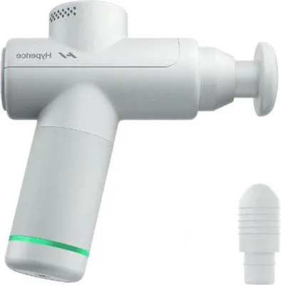 Imagen del producto de Masajeador de percusión portátil, con 3 velocidades y 2 cabezales intercambiables, para aliviar la tensión muscular