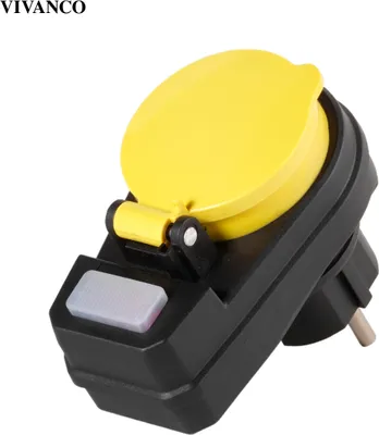 Produktbild von ViVanco™AS 1B IP44, Typ F, Typ F, Gerade, Gerade, 220 - 240 V, 50 Hz