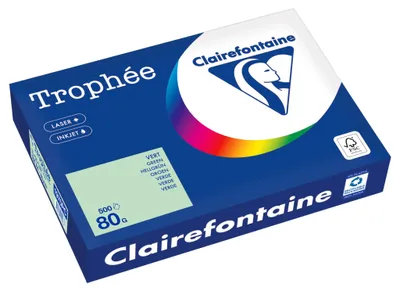 Zdjęcie produktu dla Clairefontaine Kopierpapier 1975PC A4 80g hellgrün 500Bl