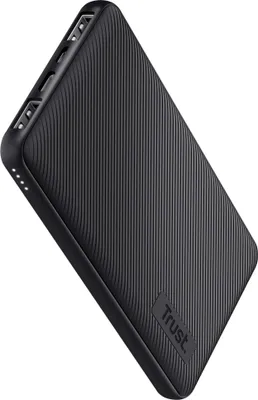 Produktbild von Trust Mobile Primo Dünne Powerbank Schnellladefunktion 10000 mAh, Nachhaltig, USB C Externer Akku, Tragbares Ladegerät 3A, Power Bank Handy, Smartphone, iPhone, iPad, Samsung, Xiaomi, Tablet