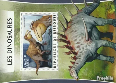 Produktbild von Briefmarken Dschibuti 2016 Mi Block 211 (kompl. Ausg.) postfrisch Dinosaurier