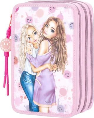 Produktbild von Depesche TOPModel 0011741, Hartschalenetui für Stifte, Polyester, Pink, Abbildung, 6 Jahr(e), Reißverschluss
