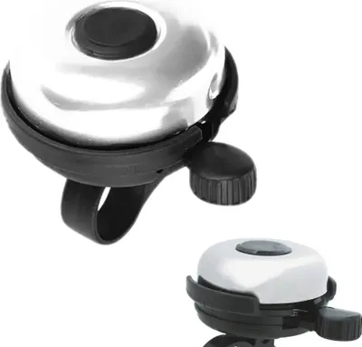Zdjęcie produktu dla Dzwonek Rowerowy Srebrny Aluminiowyowy Głośny 45Mm