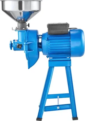 Produktbild von Elektrische 2-in-1 Gewürz- und Getreidemühle – 1500W – Nass und Trocken – Für Getreide, Gewürze und Kräuter – Edelstahl und Robustes Gehäuse