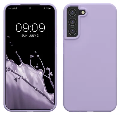 Produktbild von kwmobile Handyhülle für Samsung Galaxy S22 Plus Hülle - Case Silikon - Kabelloses Laden - Schutzhülle Cover in Lavendel