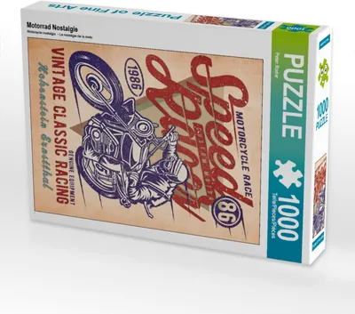 Produktbild von CALVENDO Puzzle Motorrad Nostalgie | 1000 Teile Lege-Größe 64x48cm Foto-Puzzle für glückliche Stunden