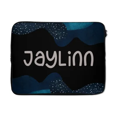 Produktbild von MuchoWow® Laptop Hülle 17 Zoll Laptoptasche Jaylinn - Pastell - Mädchen - Zipper - Schutzabdeckung