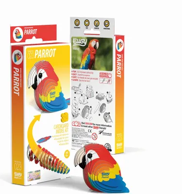 Produktbild von EUGY - 3D Bastelset Papagei