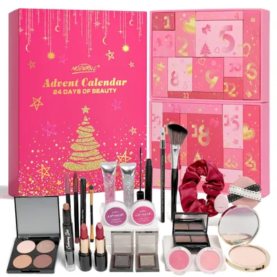 Produktbild von Adventskalender mit Schönheitsartikeln, bestehend aus 24 Teilen