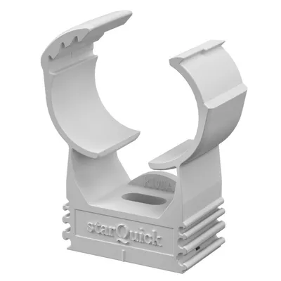 Produktbild von OBO SQ-20 LGR starQuick-Schelle 19,5-23,5mm PA lichtgrau RAL7035 2146134