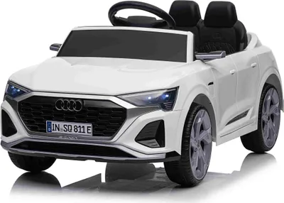 Produktbild von Audi SQ8 SUV Geländewagen Kinderfahrzeug Kinderauto Kinder Elektroauto 12V Weiß