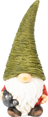 Produktbild von Wichtel 42,5 cm hoch, Weihnachtswichtel aus Magnesia in grün, Gnome