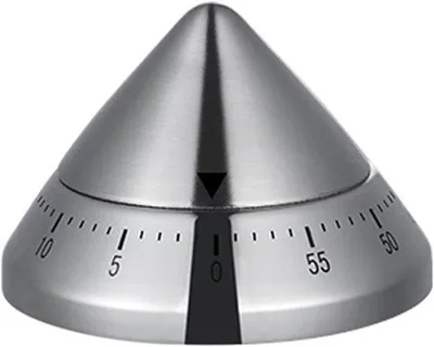 Zdjęcie produktu dla Mechaniczny timer kuchenny z ręcznym ustawianiem czasu do 60 minut, idealny do użytku w szkołach, w domu, podczas nauki i gotowania.