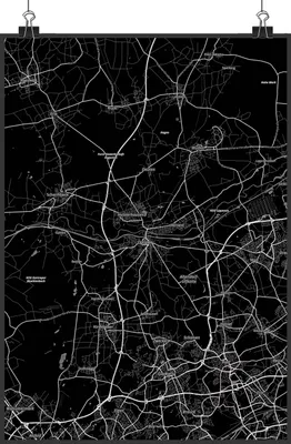 Produktbild von Mr. & Mrs. Panda Bild Dorsten DIN A2 - Geschenk, wanddeko, Plakat, Wandbild, Stadt, Dorf Karte Landkarte Map Stadtplan, drucke, Kunstdruck