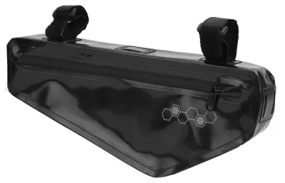 Image de Sacoche triangulaire pour vélo, grande capacité, sacoche imperméable pour VTT, pour les sports de plein air