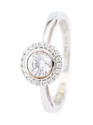Produktbild von MIAMAR 1120264 Damen Ring Verlobungsring 14 Karat (585) Weißgold 55