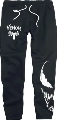 Produktbild von Venom (Marvel) Stoffhose Herren Venom Face schwarz M
