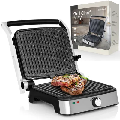 2-in-1 Elektrogrill & Panini-Toaster 2000W, 29x23,2 cm