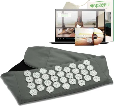 Produktbild von BACKLAxx® Akupressur Gürtel gegen Rückenschmerzen für zu Hause und unterwegs. Rückenschmerzen Gürtel verstellbar bei Verspannungen, Rückengurt Rückenschmerzen, Rückengürtel gegen Schmerzen