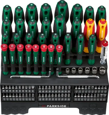 Produktbild von PARKSIDE® Schraubendreher- und Bit-Set, 101-teilig