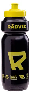 Produktbild von Radvik - Wasserflasche "Biobidonic", 650ml IG3756 (Einheitsgröße) (Schwarz/Grün), KI-generiertes Bild