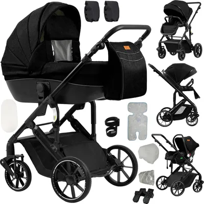 Produktbild von Babyschale, kompaktes Design, leichtes Gewicht, 688-SCHWARZ