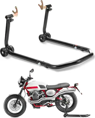 Produktbild von Yakimz Motocyklový stojan Nastaviteľný zadný kolieskový stojan na prepravu čierny