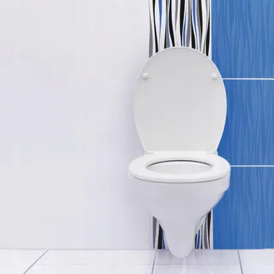 Produktbild von SEPIO Toilettendeckel, Oval Weiß, Antibakterieller WC-Sitz mit Einfache Montage und Reinigung