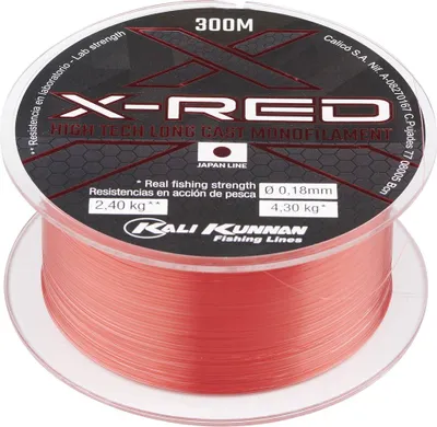 Produktbild von Kali Kunnan X-red Monofile Schnüre 300 M Rot 0.500 mm Rot 0.500 mm