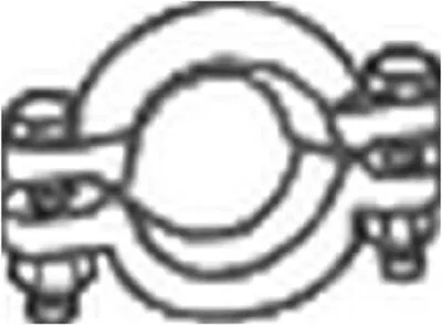 Zdjęcie produktu dla Element zaciskowy Bosal, tłumik środkowy układu wydechowego 254-934
