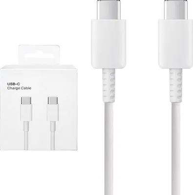 Zdjęcie produktu dla Ecobox Kabel Usb Typ-C Do Typ-C 3A 1M Biały Pd Usb-C