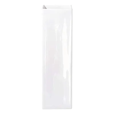 Produktbild von ASA Vase, weiß QUADRO 6 x 6 cm, H. 25 cm 4615005 ! Vorteilsset beinhaltet 4 x den genannten Artikel und Geschenk + Spende