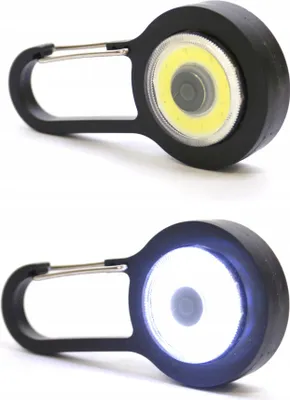 Produktbild von LED Sicherheitslicht Schlüsselanhänger - Blinklicht für Schulranzen & Hundehalsband 3 Modi