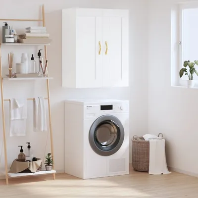 Immagine prodotto di vidaXL Armadio a muro Bianco 69,5x34x90 cm Materiale a base di legno