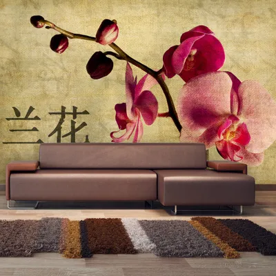 Produktbild von Basera Fototapete Orchideenmotiv 10060906-9, Vliestapete, 450x270 cm