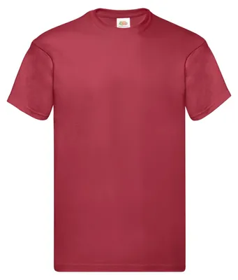 Productafbeelding van Fruit of the Loom - "Original" T-shirt voor heren/dames, uni model LT1822 (maat S) (baksteenrood)