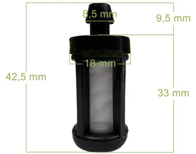 Imagen del producto de Filtro de combustible para Stihl 051, 076, 080, 09, BT360, FC73, FC83, MS180 C / 00003503500