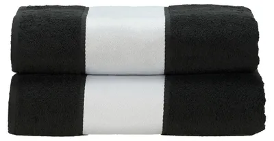 Image de ARTG - Serviette de bain « Subli-Me » LT2253 (taille unique) (noir)