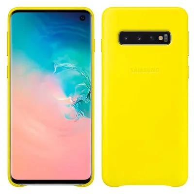 Produktbild von Samsung EF-VG975, Cover, Samsung, Galaxy S10+, 16,3 cm (6.4"), Gelb