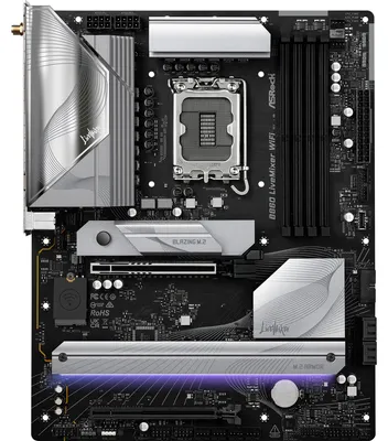 Produktbild von Asrock B860 LiveMixer WiFi, Intel, LGA 1851 (Socket V1), Intel Core Ultra (Series 2), LGA 1851, DDR5-SDRAM, 256 GB