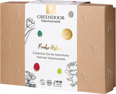 Produktbild von GREENDOOR Ostern Geschenk Set Naturkosmetik
