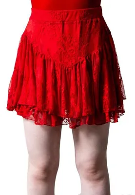 Produktbild von Killstar Minirock - To Die For Scarlet XL
