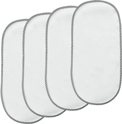 Immagine prodotto di Minicee, set da 4 tappetini per il cambio pannolino, 60x30 cm, impermeabili, ideali per il viaggio, per bambini, portatili, senza PVC