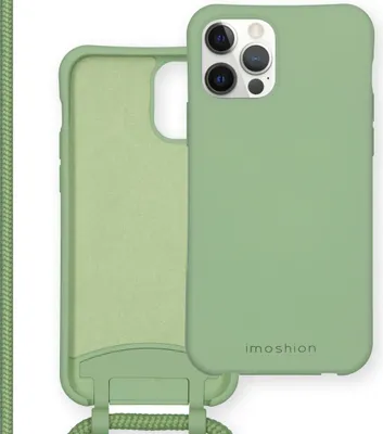 Obrázok produktu pre imoshion Farebný zadný kryt s odnímateľným káblom pre Apple iPhone 12 (Pro) - Zelený