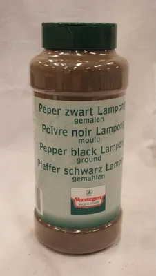 Produktbild von Verstegen Gemahlener schwarzer Pfeffer, Lampong Kanister 475 Gramm
