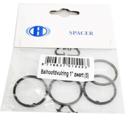 Produktbild von Hzb -Stallkopffüllung 1 Zoll 22,2 mm schwarz 5 Stück 6500061