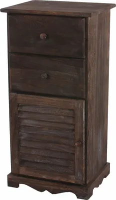 Immagine prodotto di Cassettiera, 81x40x32cm, look shabby, vintage ~ marrone
