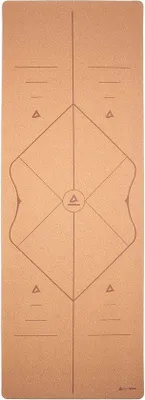 Productafbeelding van Yogamat Kurk 200x66 cm - Duurzaam en Antislip met Draagriem en Tas