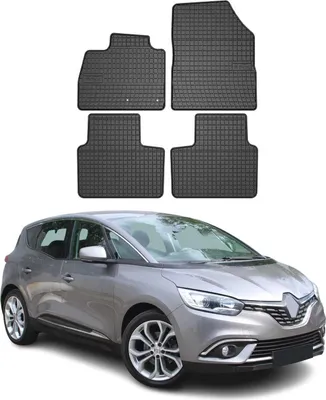 Image de 2016-2020 Renault Scenic Tapis de sol en caoutchouc noir 4 pièces